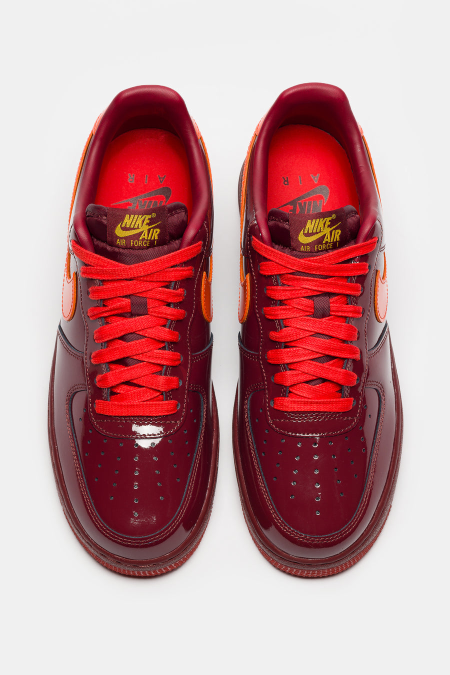Nike Air Force 1 Low Sneaker in Dark Team Red/University Gold - Notre