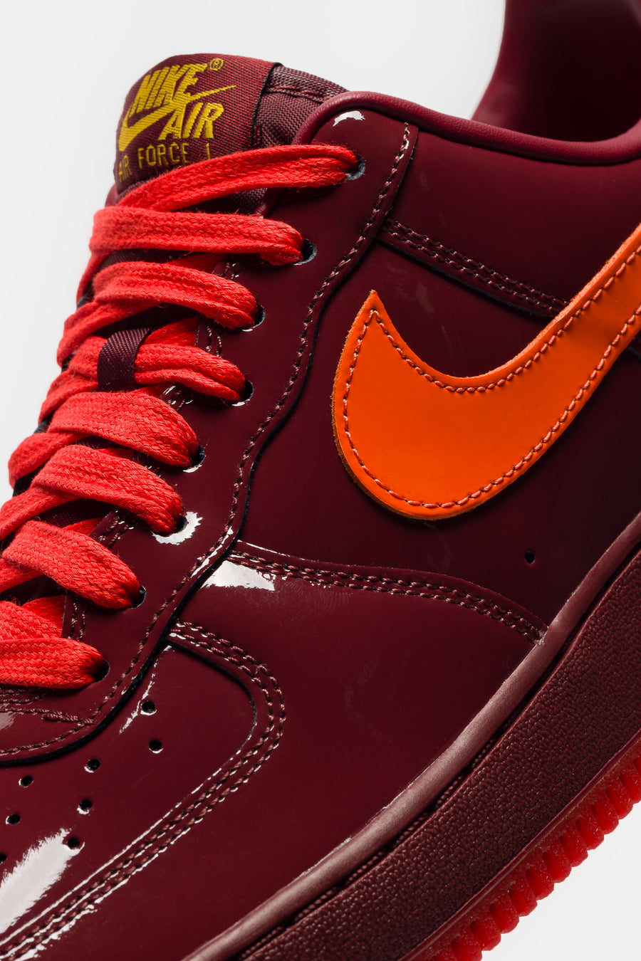 Nike Air Force 1 Low Sneaker in Dark Team Red/University Gold - Notre