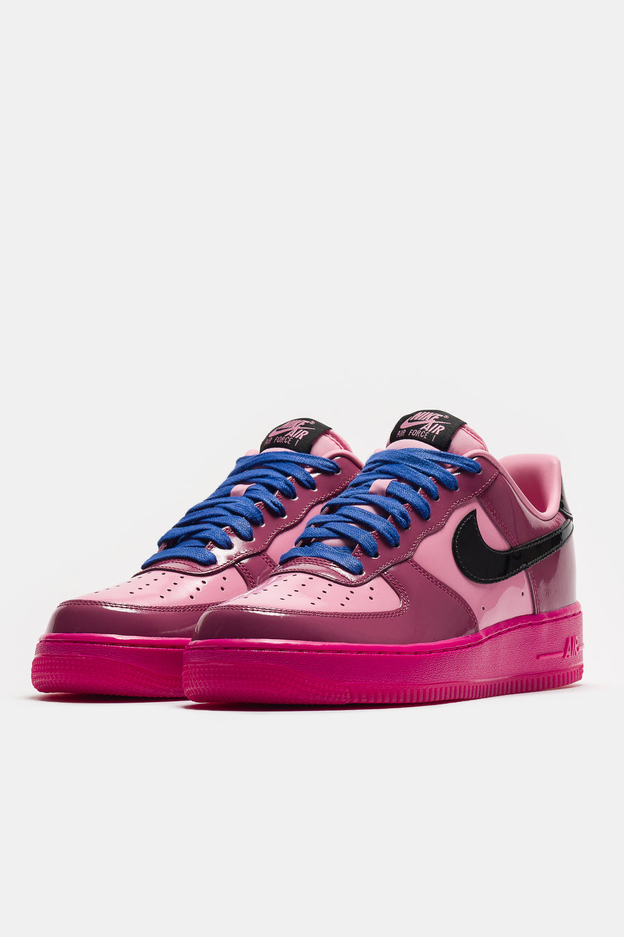 Air Force 1 Sneaker in Pink Cooler/Black/Mulberry Rose