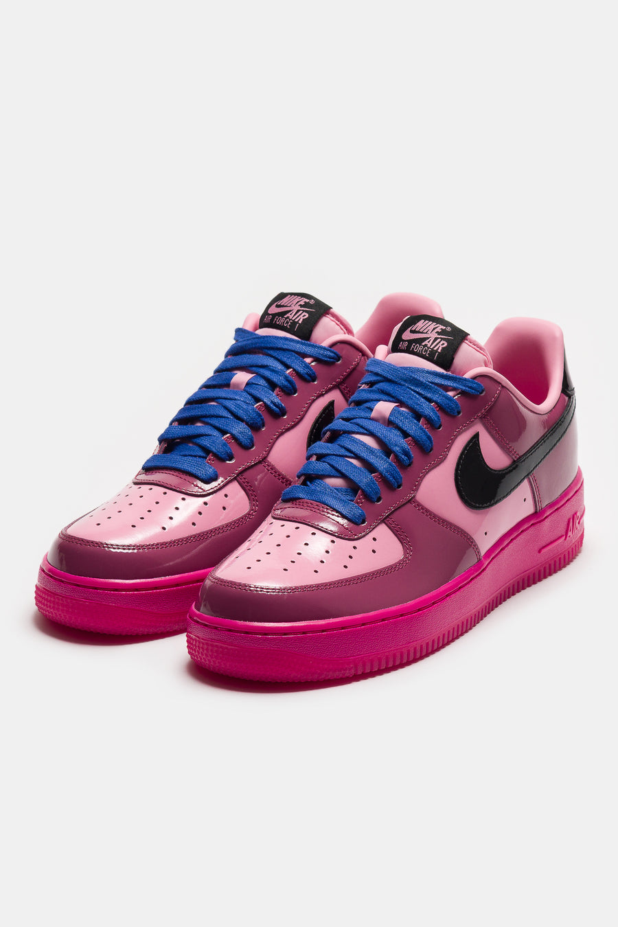 Air Force 1 Sneaker in Pink Cooler/Black/Mulberry Rose