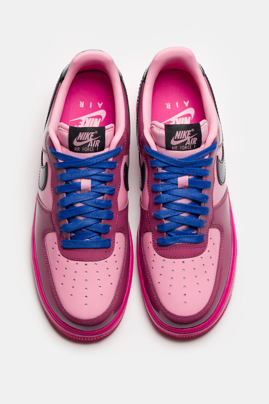 Air Force 1 Sneaker in Pink Cooler/Black/Mulberry Rose