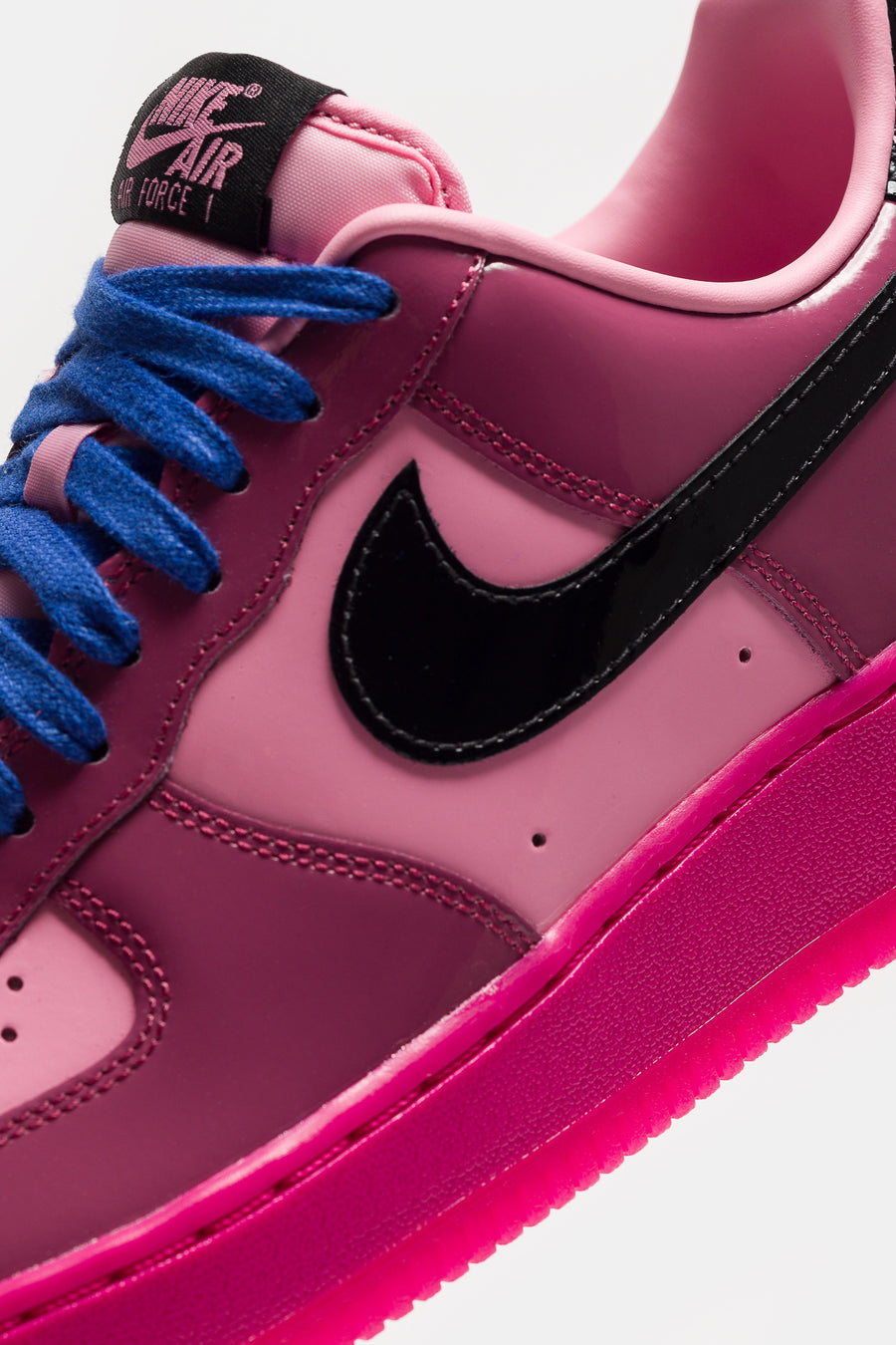 Air Force 1 Sneaker in Pink Cooler/Black/Mulberry Rose