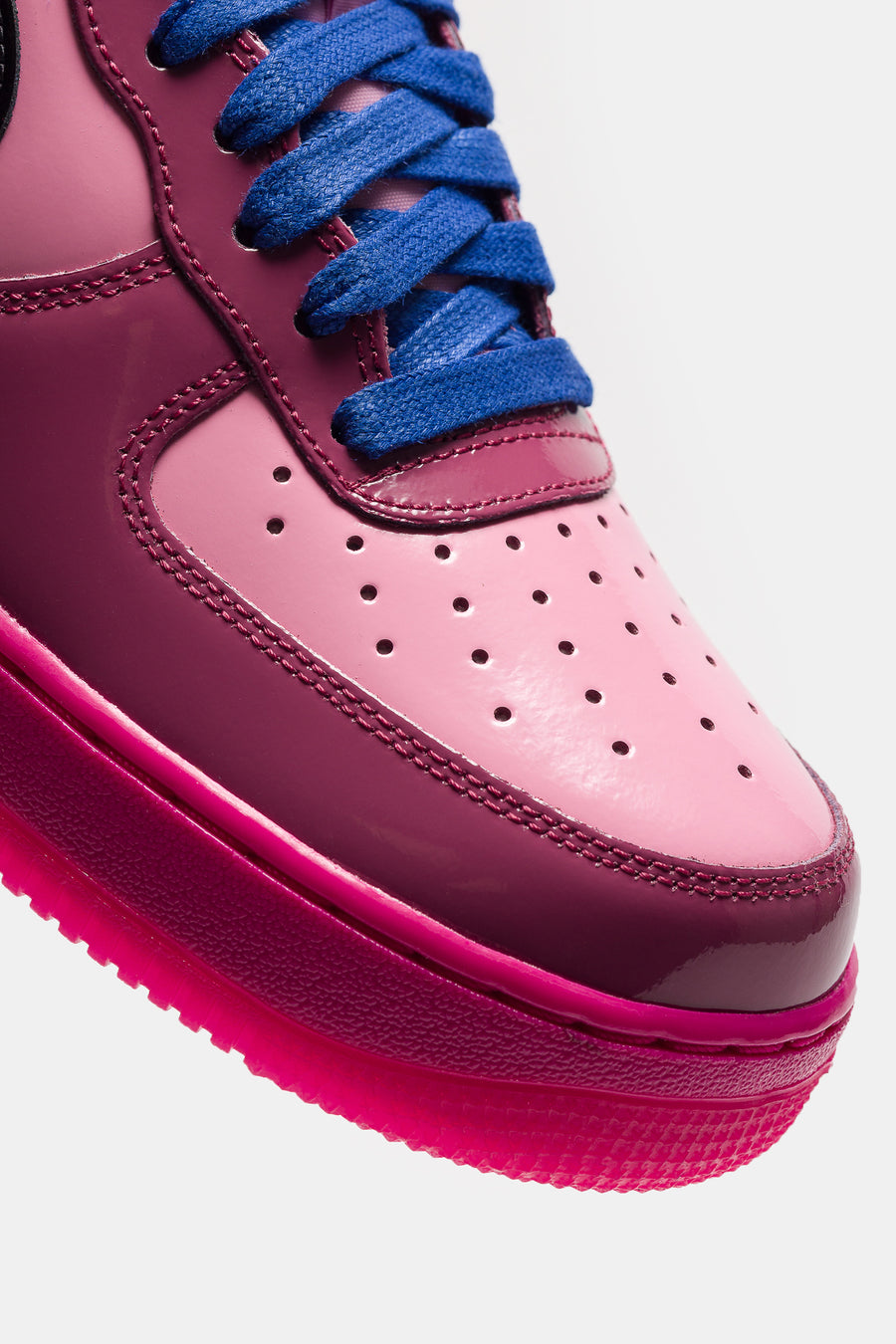 Air Force 1 Sneaker in Pink Cooler/Black/Mulberry Rose