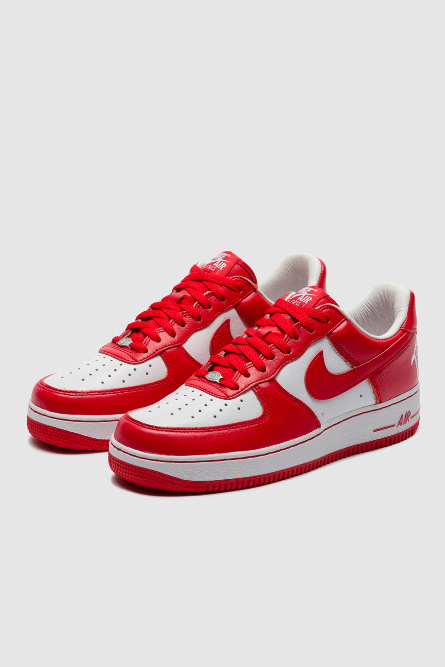 Terror Squad Air Force 1 Low Sneaker in White/University Red