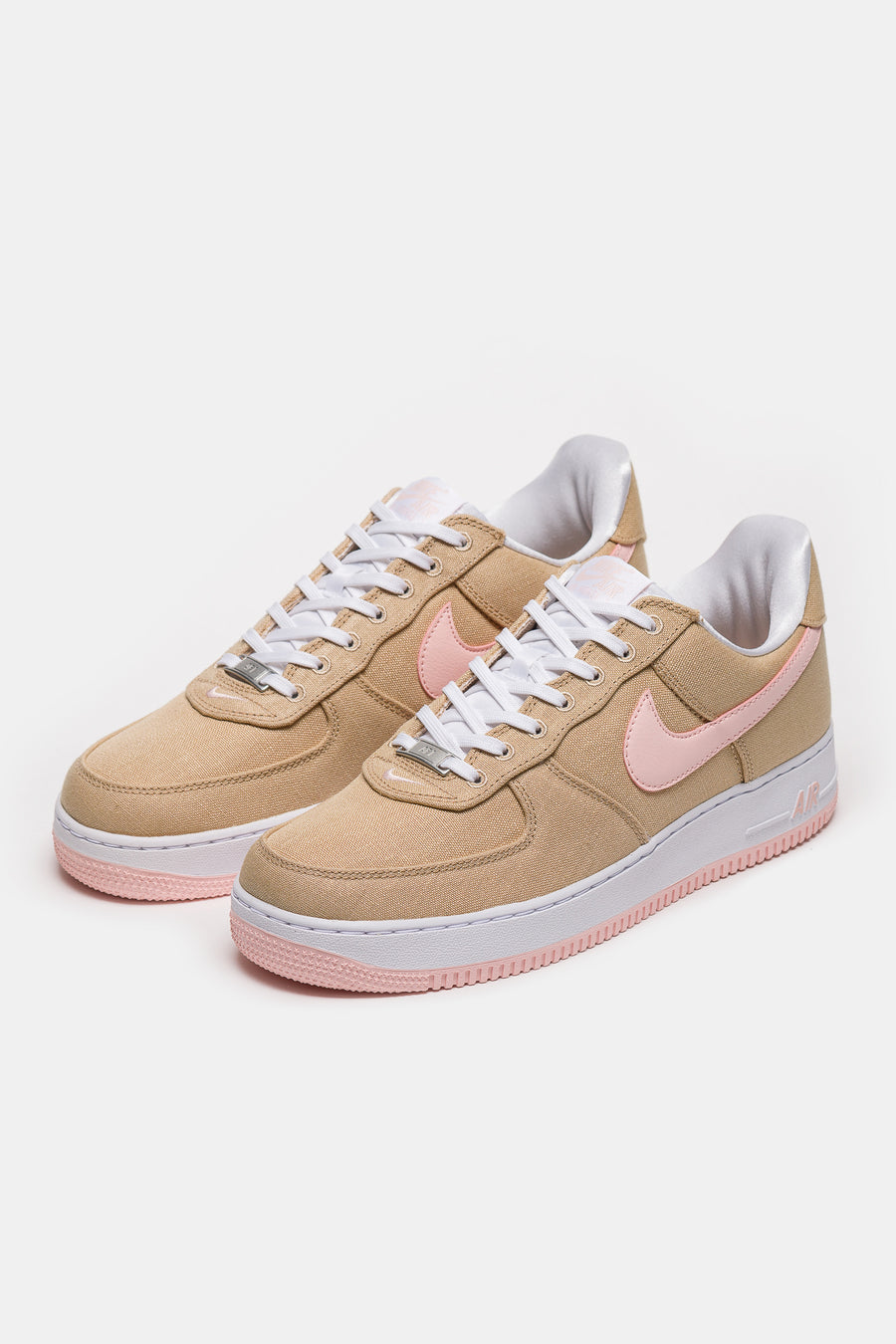 Nike Air Force 1 Retro Sneaker in Linen/Atmosphere/White - Notre