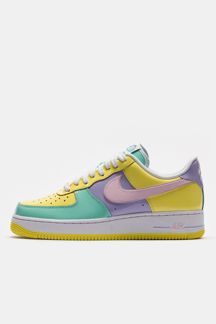 Nike Air Force 1 '07 Sneaker in Yellow Pulse/Pink Foam/Hydrangeas - Notre