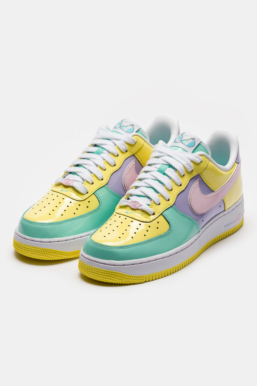 Nike Air Force 1 '07 Sneaker in Yellow Pulse/Pink Foam/Hydrangeas - Notre