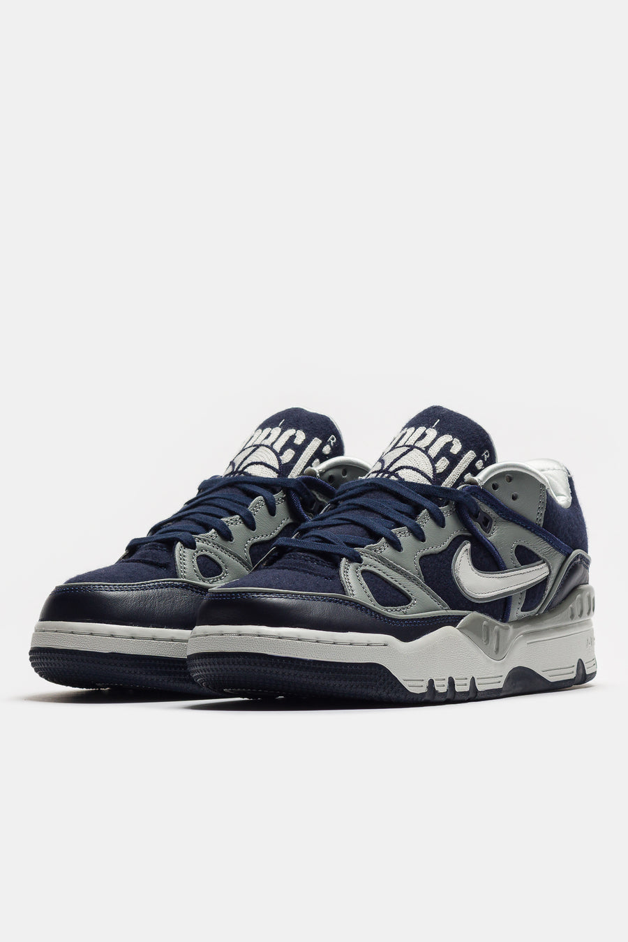 Nike NIGO Air Force 3 Low SP Sneaker in Midnight Navy/Off White/Shadow Grey - Notre
