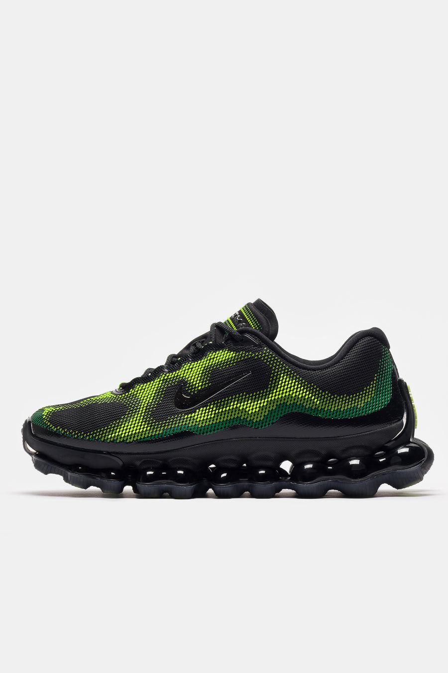 Nike Air Liquid Max Sneaker in Black/Chrome/Green Apple/Volt - Notre