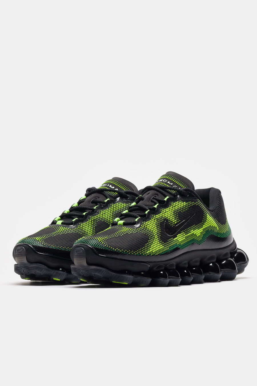 Nike Air Liquid Max Sneaker in Black/Chrome/Green Apple/Volt - Notre