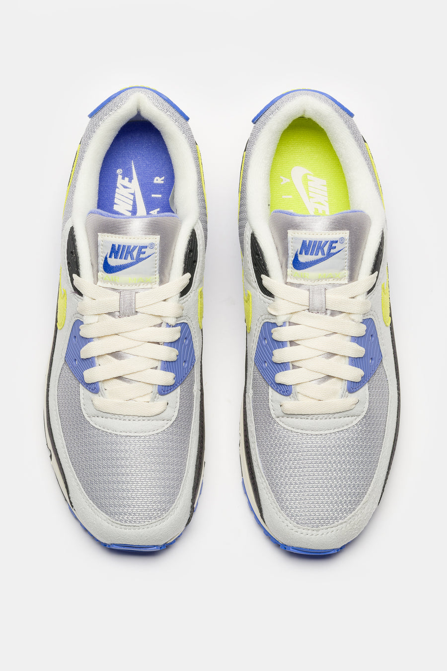 Nike Air Max 90 Sneaker in Photon Dust/Cyber/Lt Smoke Grey/Black - Notre