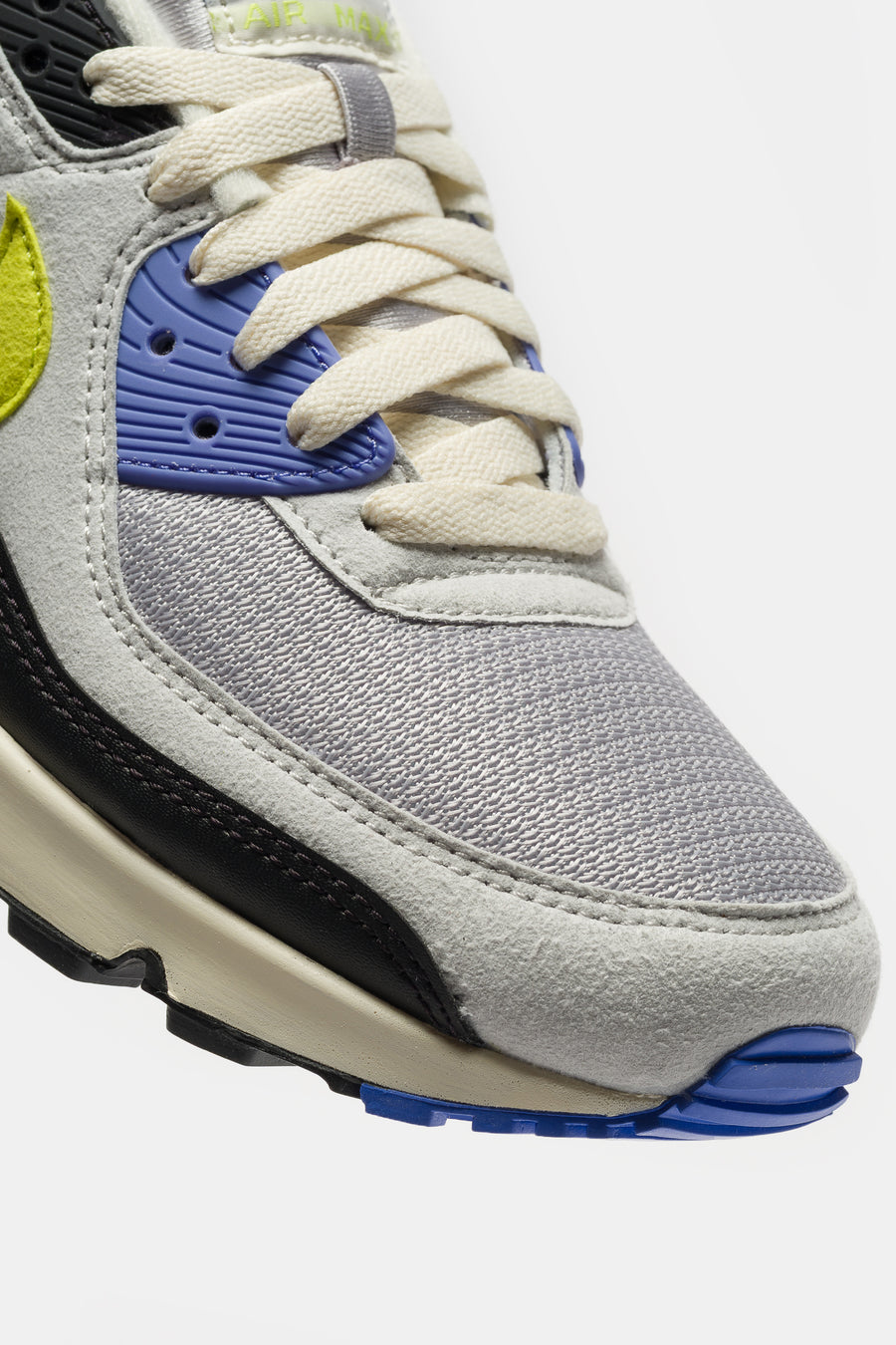 Nike Air Max 90 Sneaker in Photon Dust/Cyber/Lt Smoke Grey/Black - Notre
