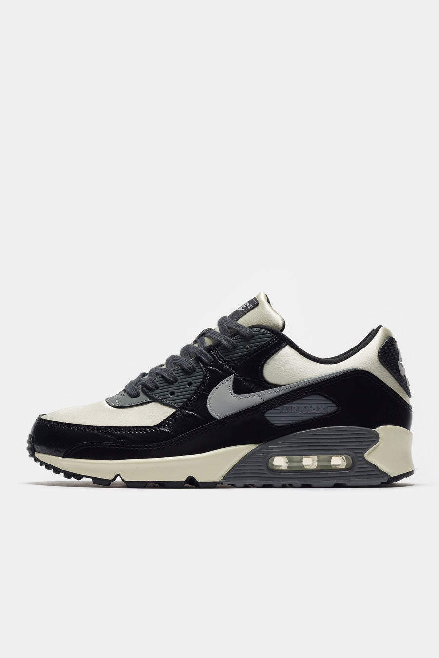 Air Max 90 Sneaker in Sail/Lt Smoke Grey/Black/Anthracite
