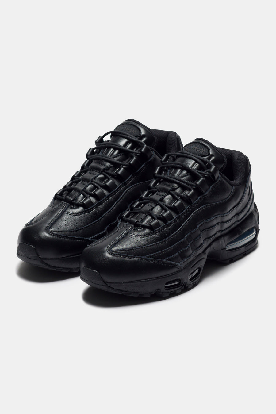 Air Max 95 Big Bubble Leather Sneaker in Black/Black