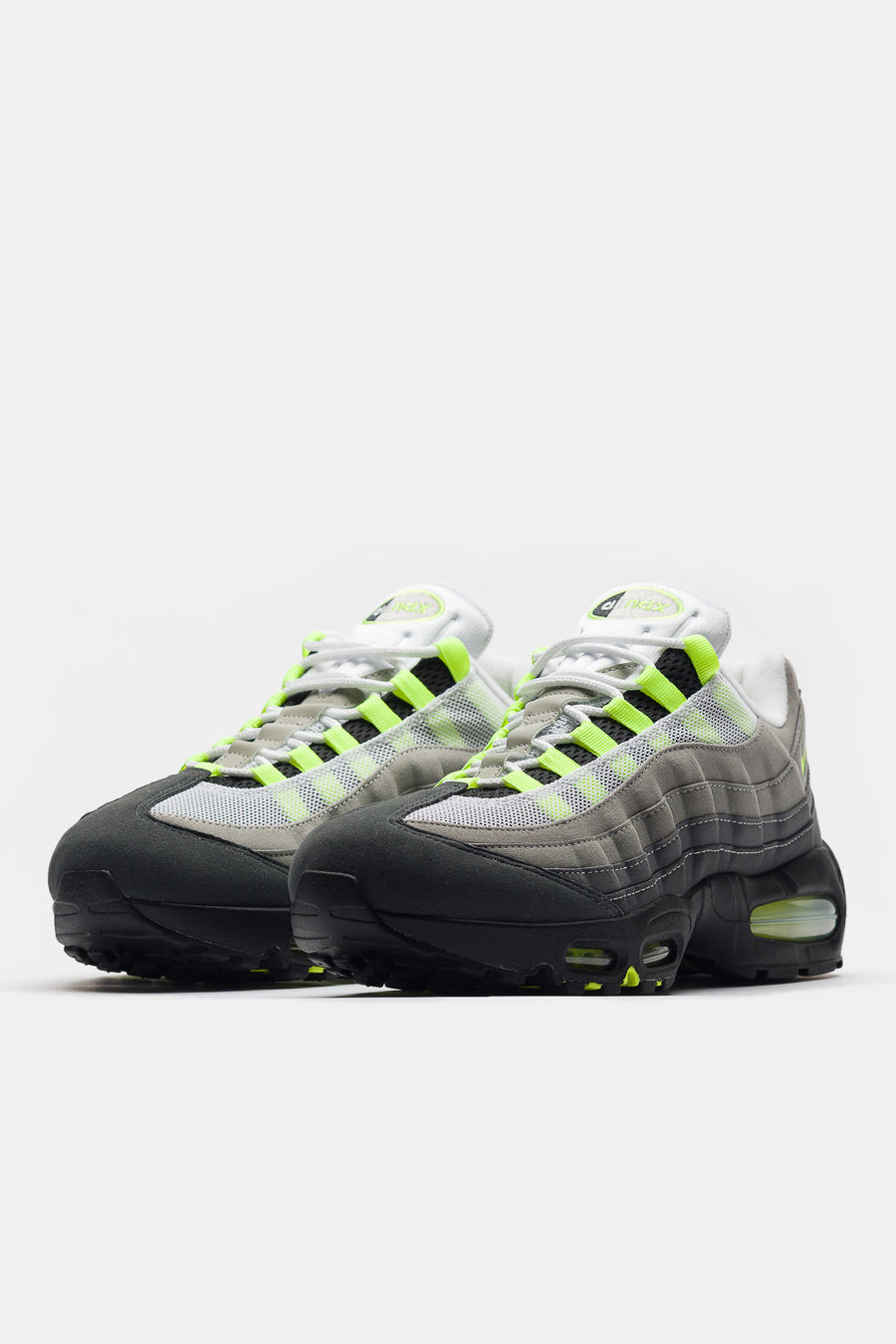 Nike Air Max 95 OG Sneaker in Black/Neon Yellow/Cool Grey - Notre