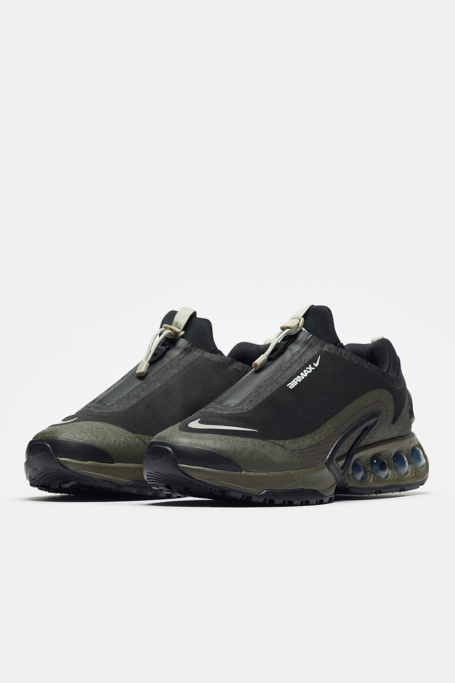 Air Max DN Roam Sneaker in Black/Metallic Silver/Cargo Khaki/Stone