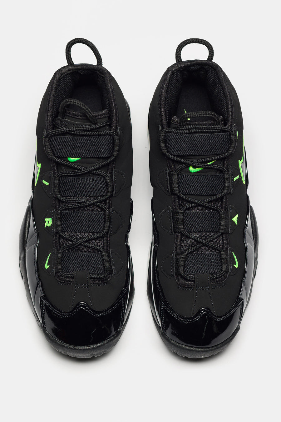 Air Max Uptempo '95 Sneaker in Black/Volt