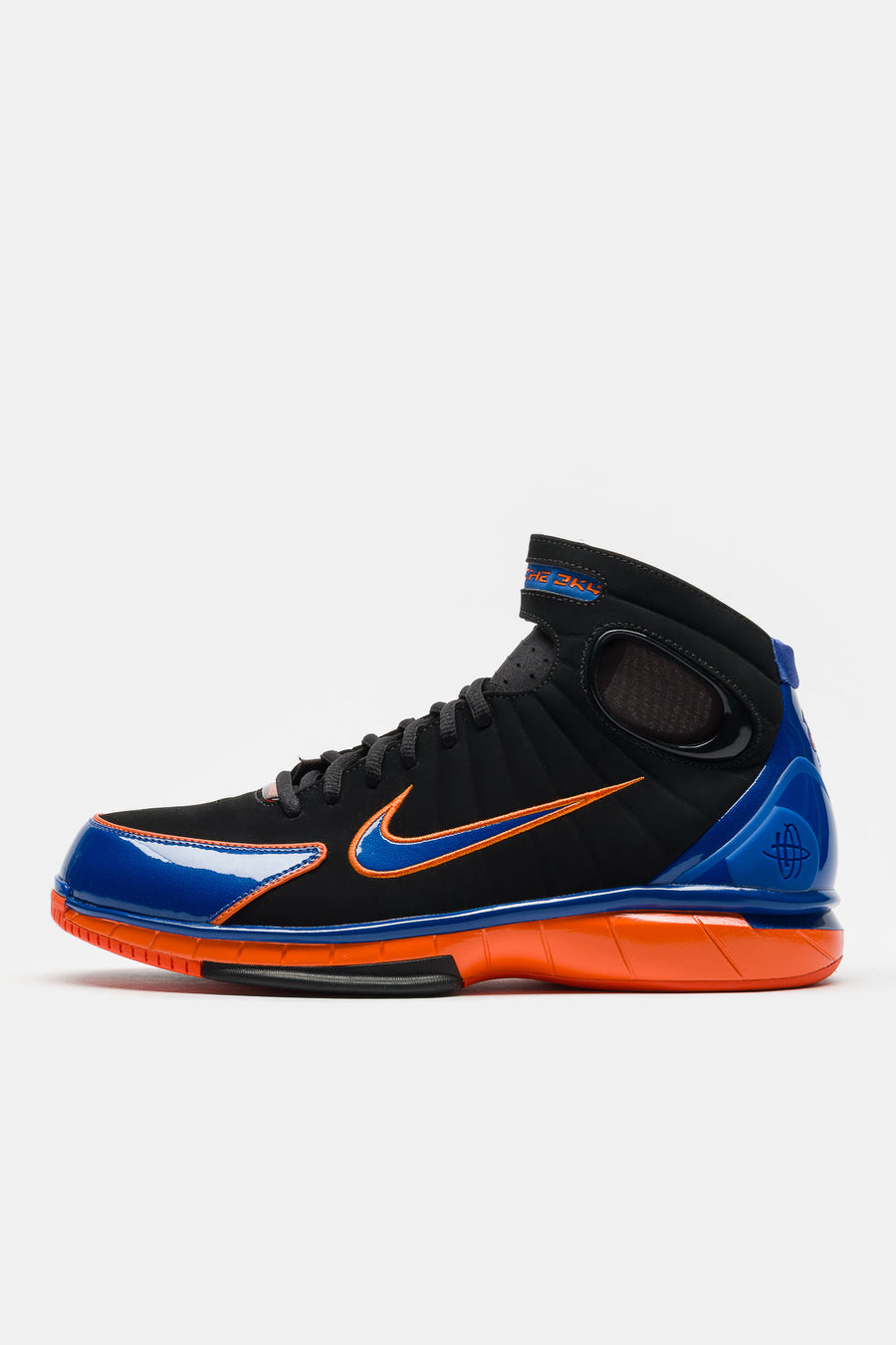 Nike Air Zoom Huarache 2K4 Sneaker in Black/Varsity Royal/Safety Orange - Notre