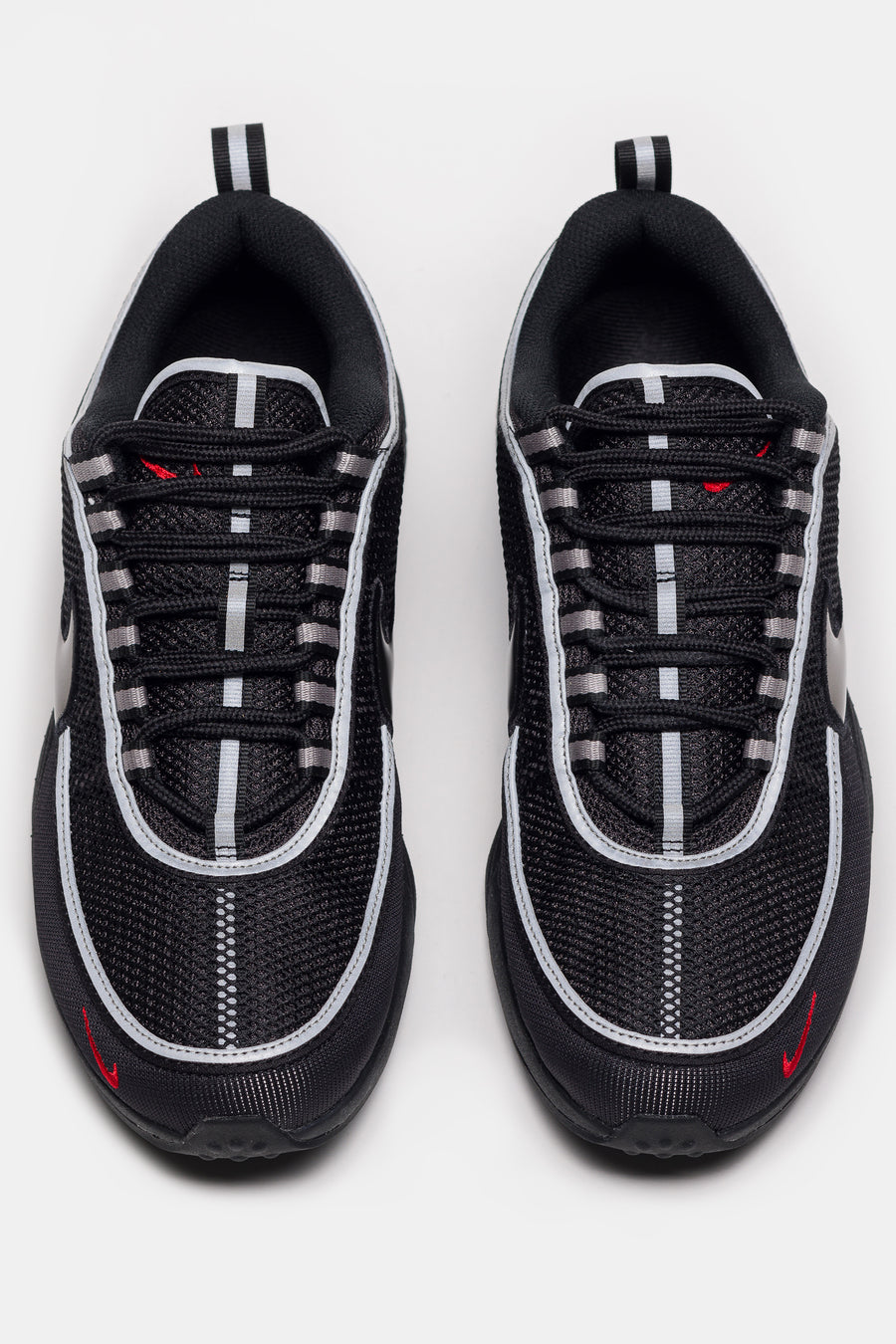 Nike Air Zoom Spiridon SP Sneaker in Black/Metallic Silver/Sport Red - Notre