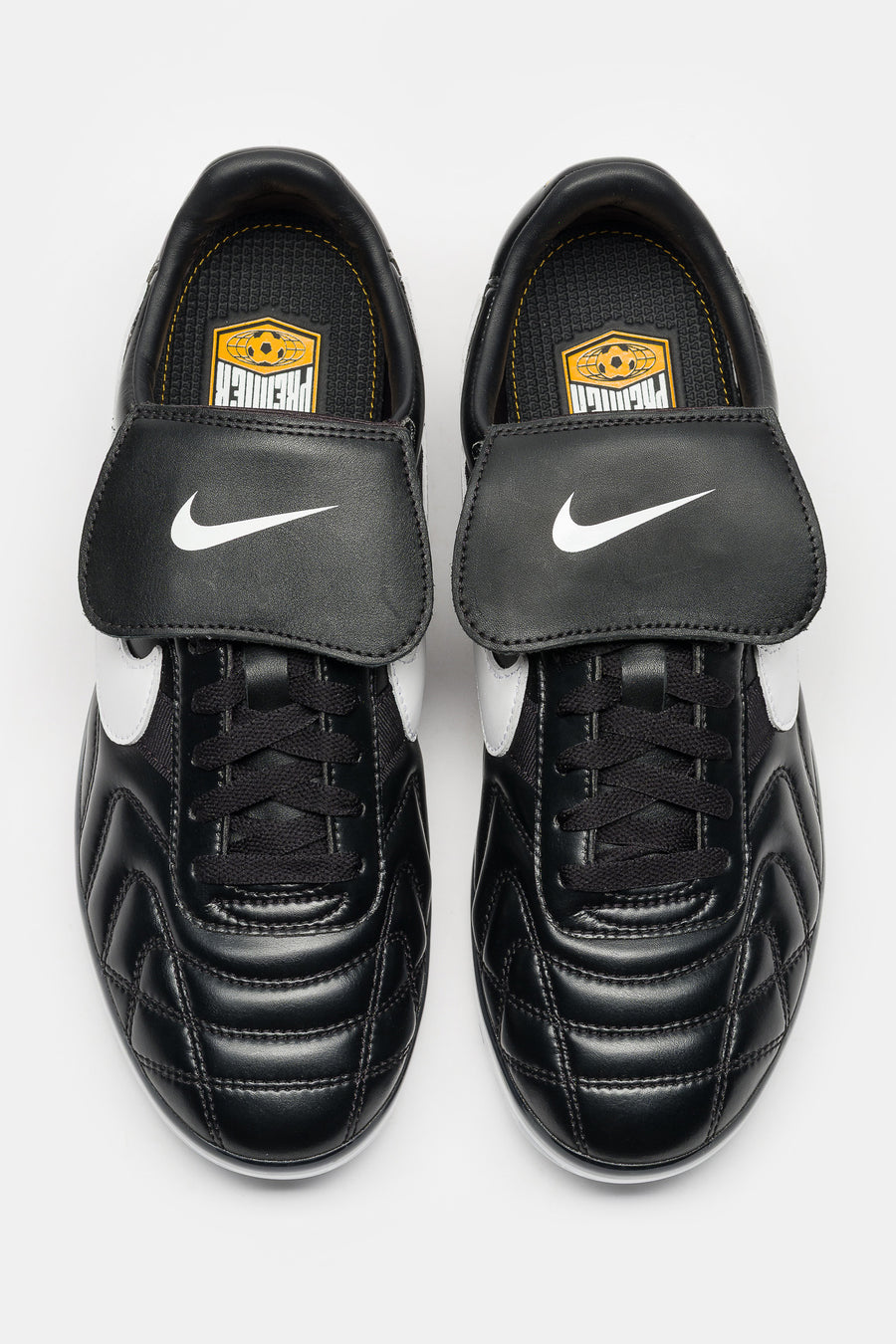Nike Cryoshot Tiempo '94 OG Sneaker in Black/White/University Gold/Pale Ivory - Notre