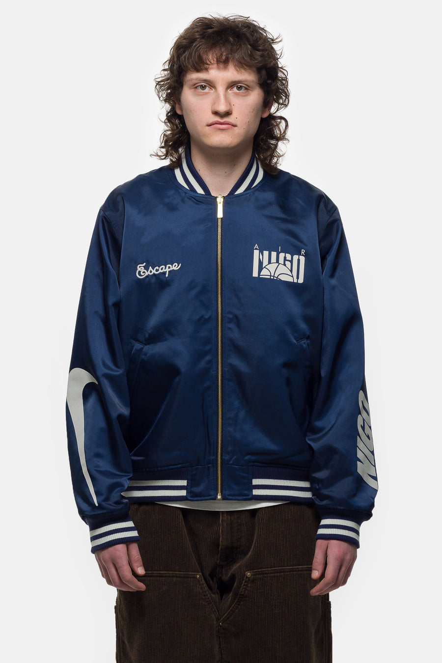 Nike NIGO Coach Jacket in Midnight Navy/Black - Notre