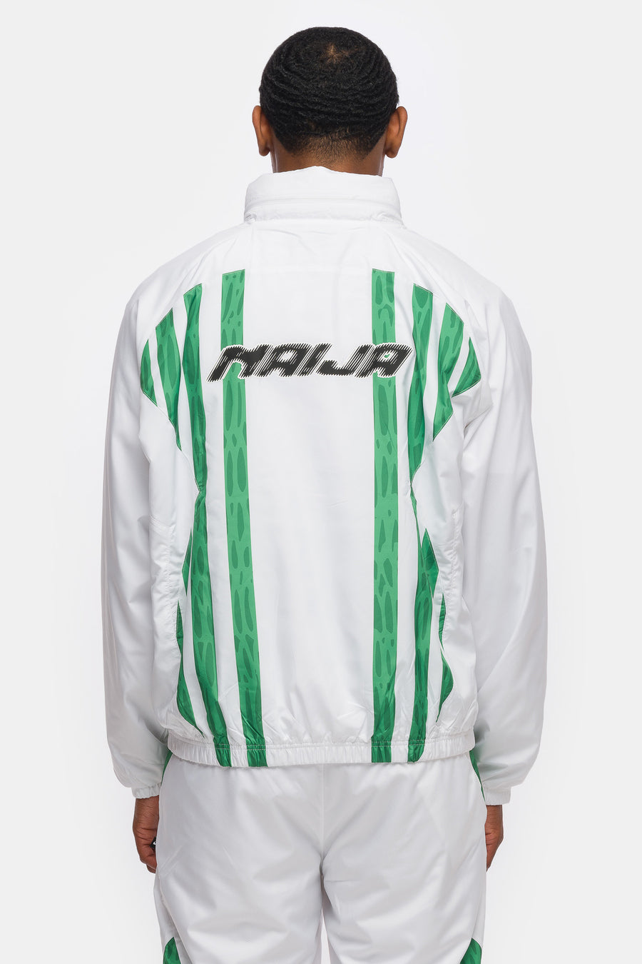 Nike Slawn x Nigeria Lightweight Jacket in White/Black - Notre