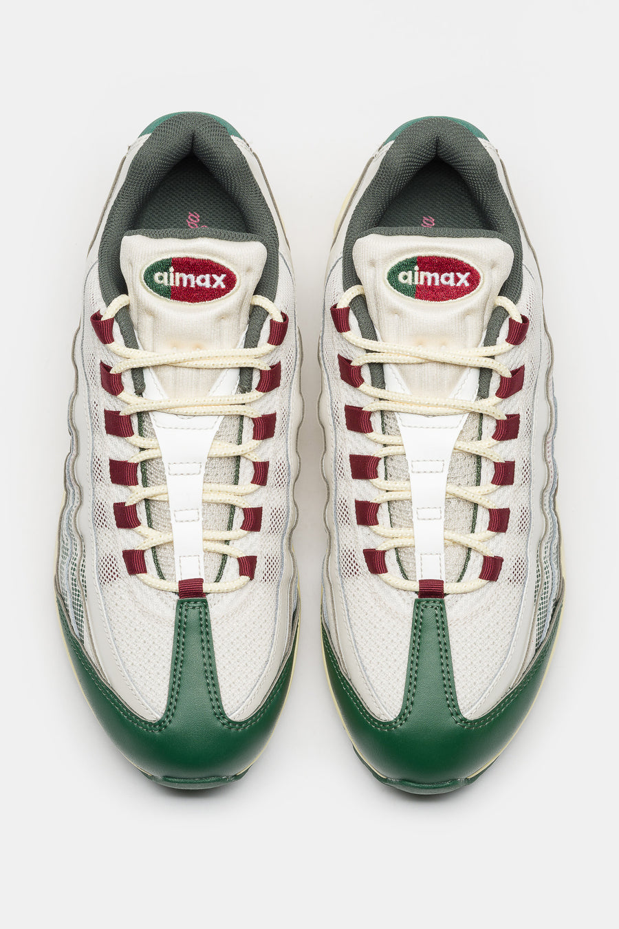 Air Max 95 Big Bubble SE Sneaker in Phantom/Team Red/Fir/Alabaster