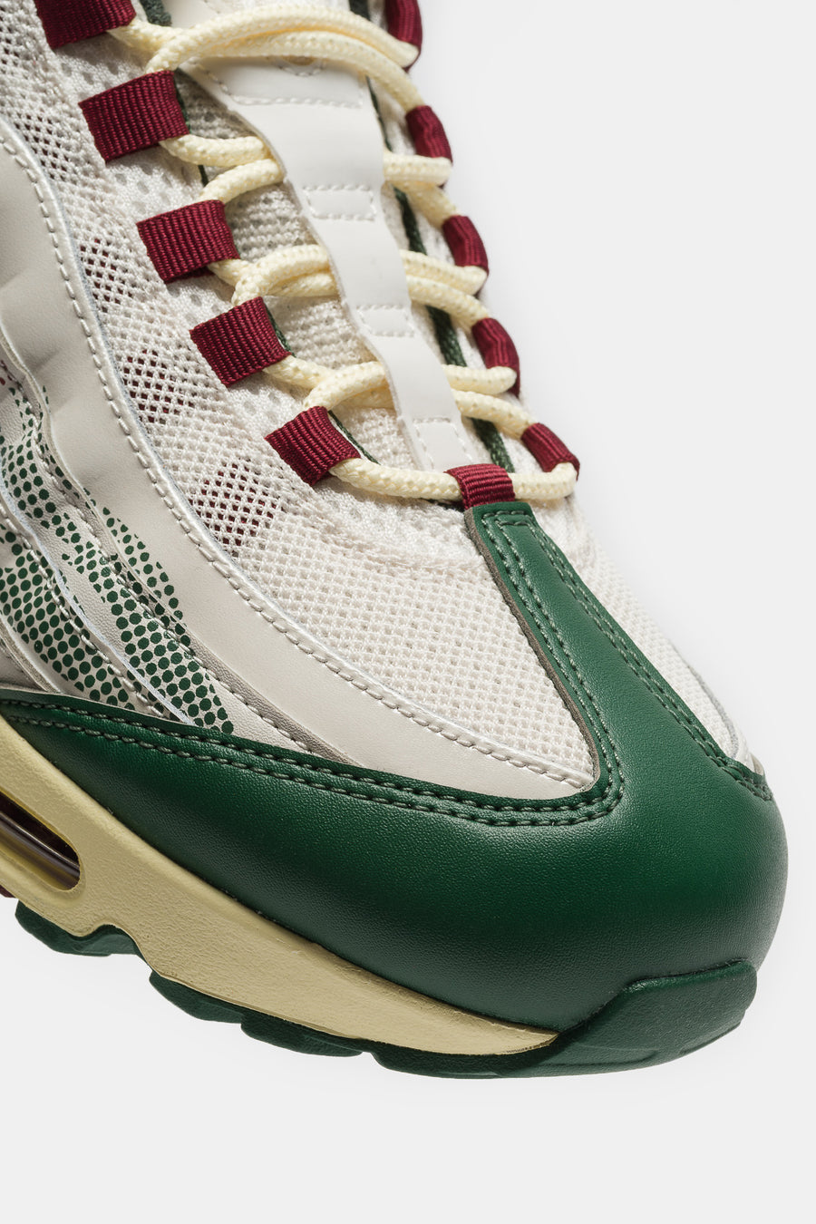 Air Max 95 Big Bubble SE Sneaker in Phantom/Team Red/Fir/Alabaster