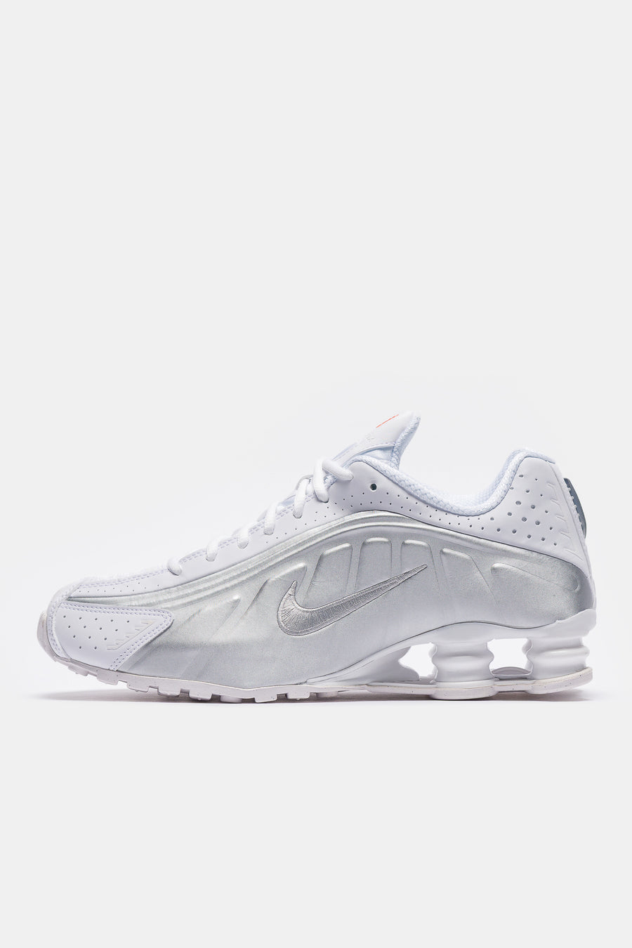 NIKE shox r4 ホワイト　シルバー Shox R4 Sneaker in White/Metallic Silver/White - Nike