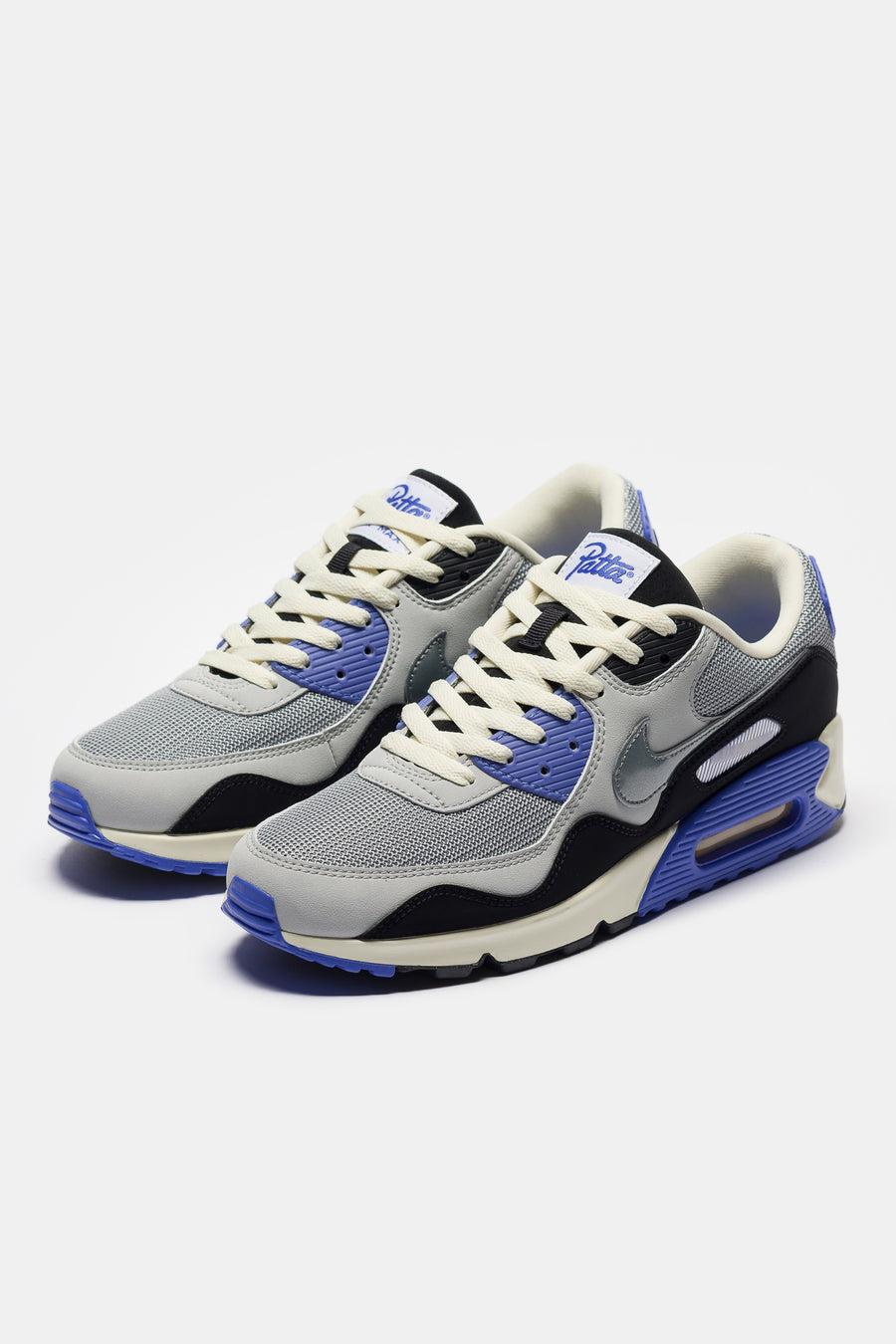 Patta Air Max 90 SP Sneaker in Particle Grey/Neutral Grey