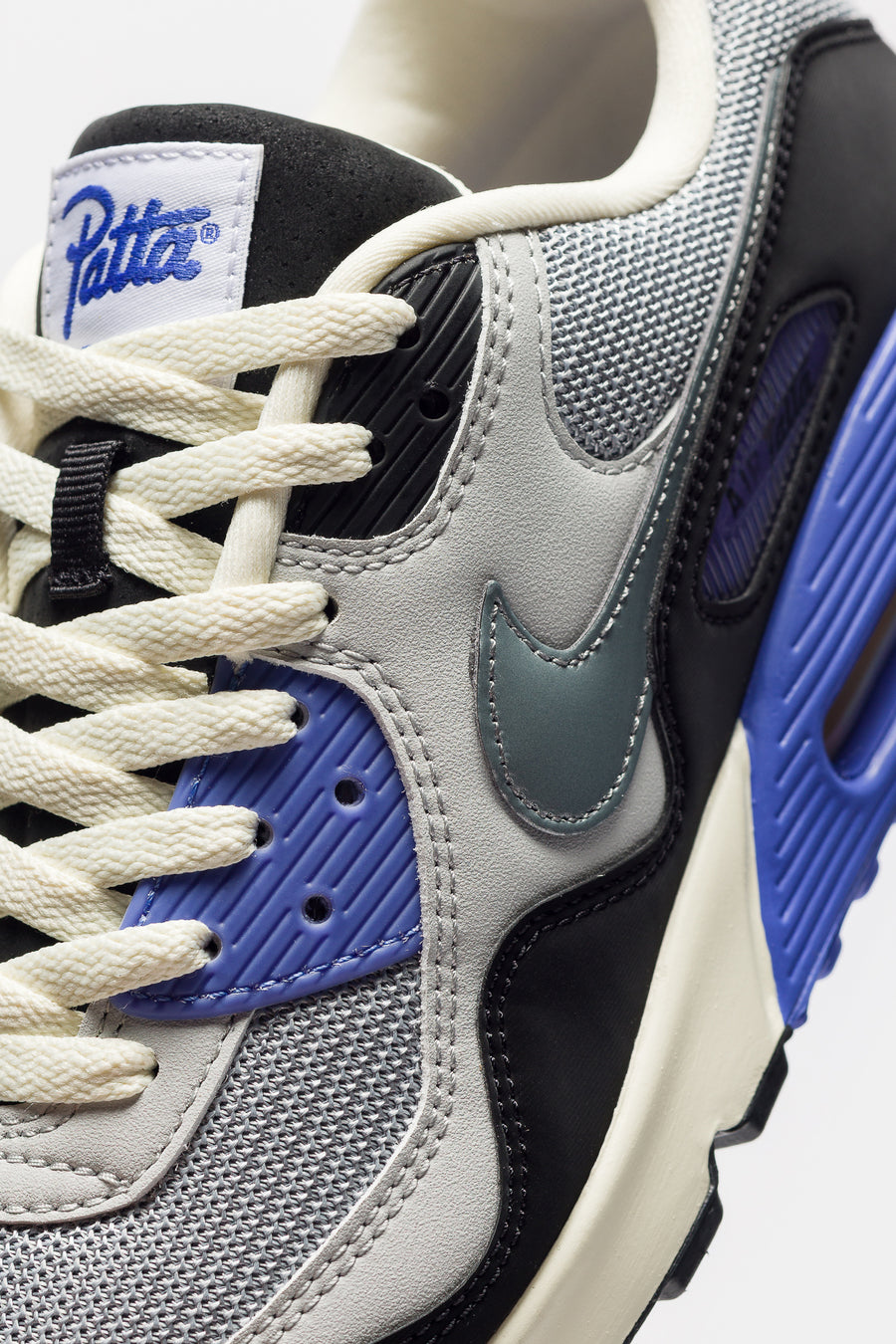 Nike Patta Air Max 90 SP Sneaker in Particle Grey/Neutral Grey/Sapphire - Notre
