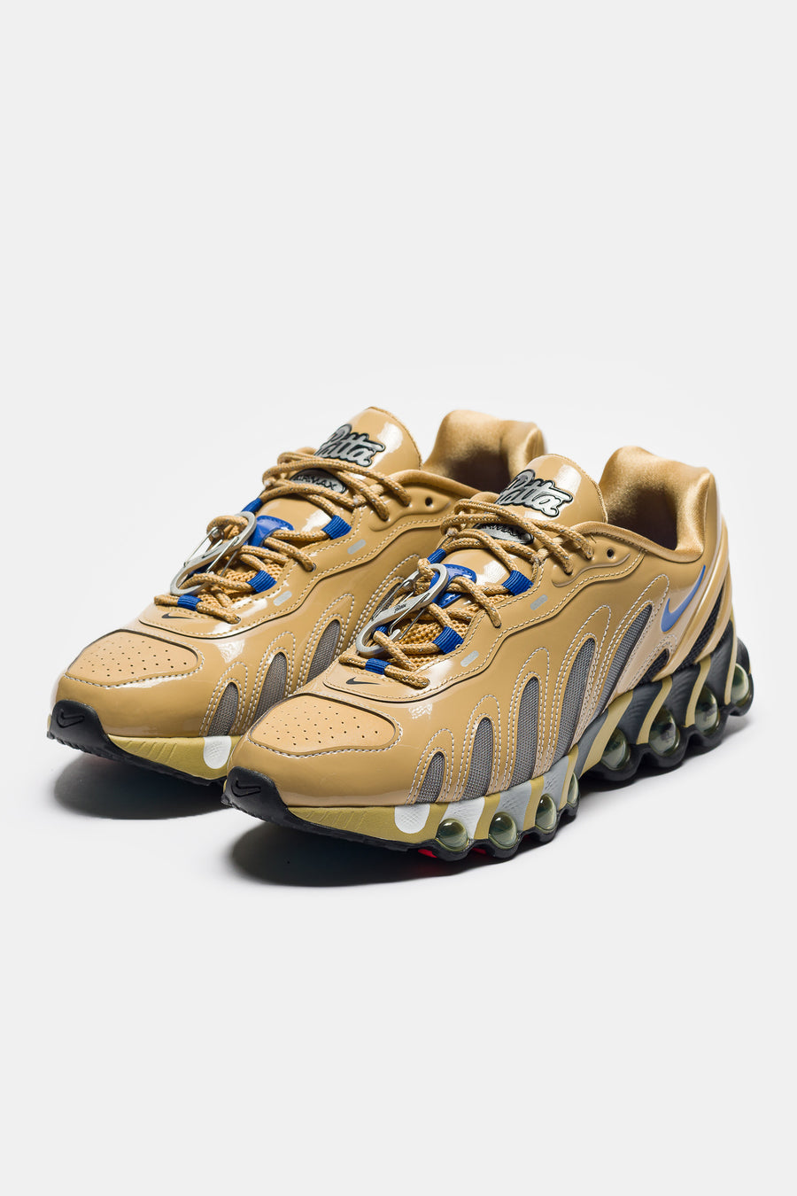 Nike Patta Air Max DN8 SP Sneaker in Club Gold/Game Royal/Metallic Silver - Notre