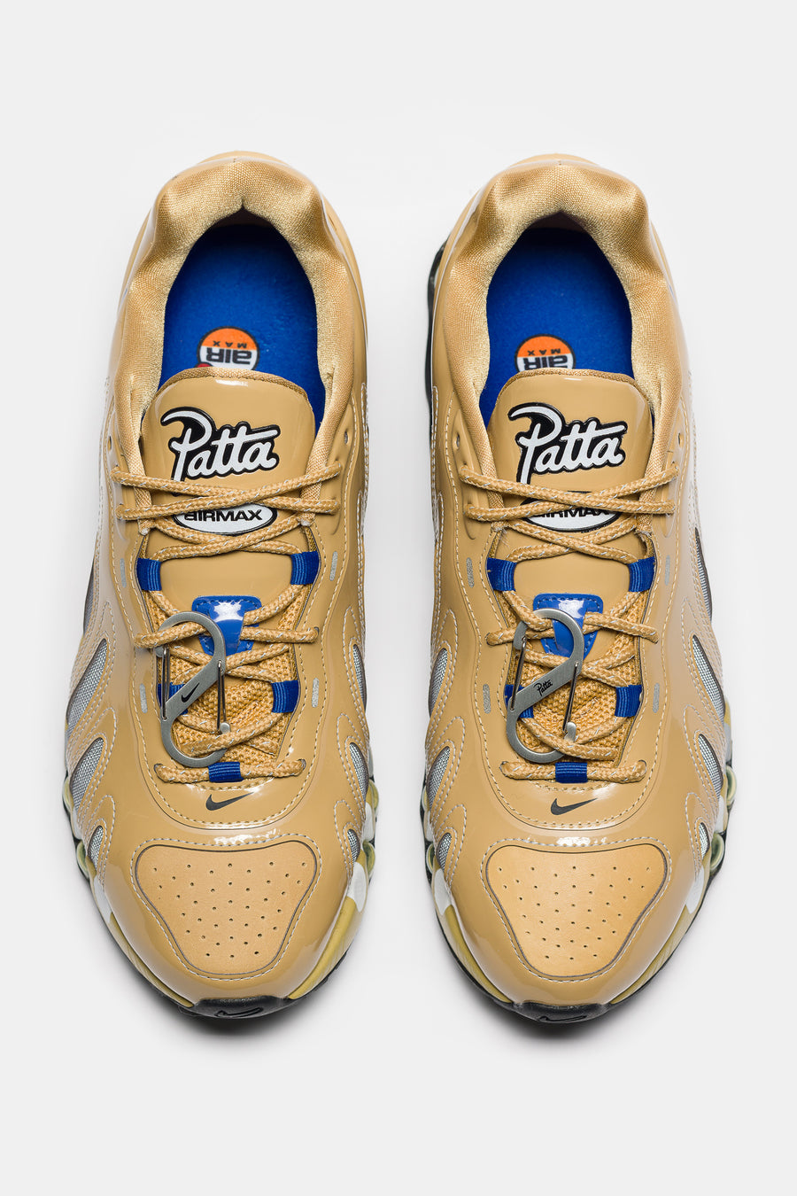 Nike Patta Air Max DN8 SP Sneaker in Club Gold/Game Royal/Metallic Silver - Notre