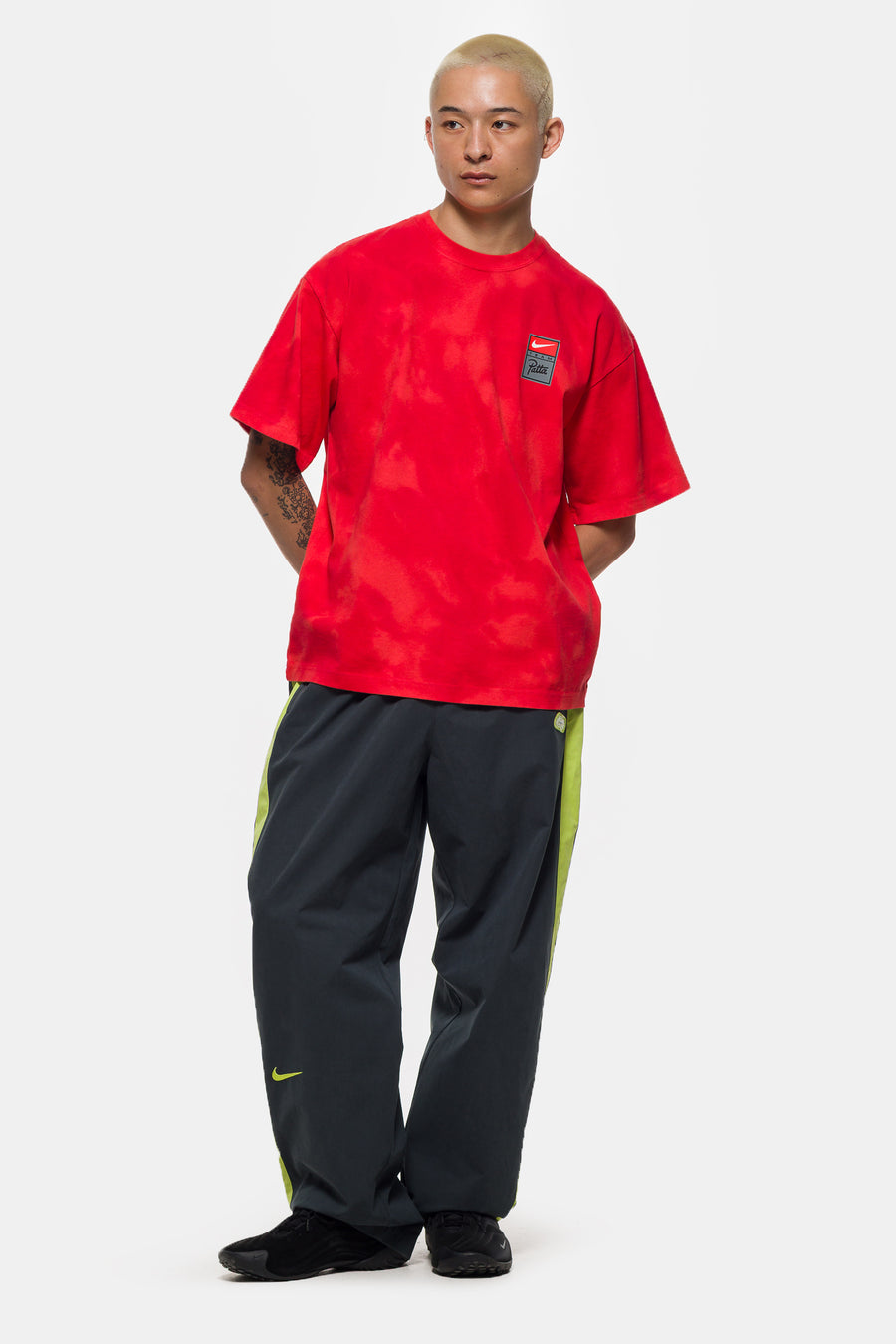 【Nike x Patta】 正規品★ T-Shirt Rush Red ★人気 Patta T-Shirt in Rush Red/University Red/Gym Red