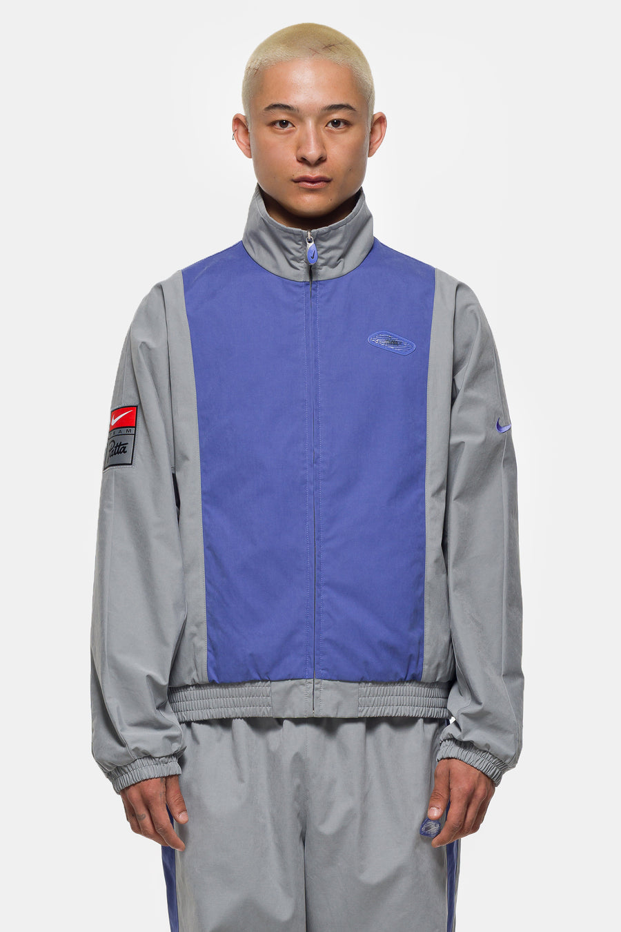NIKE PATTA ナイロンジャケット サイズM Patta Track Jacket in Particle Grey/Sapphire