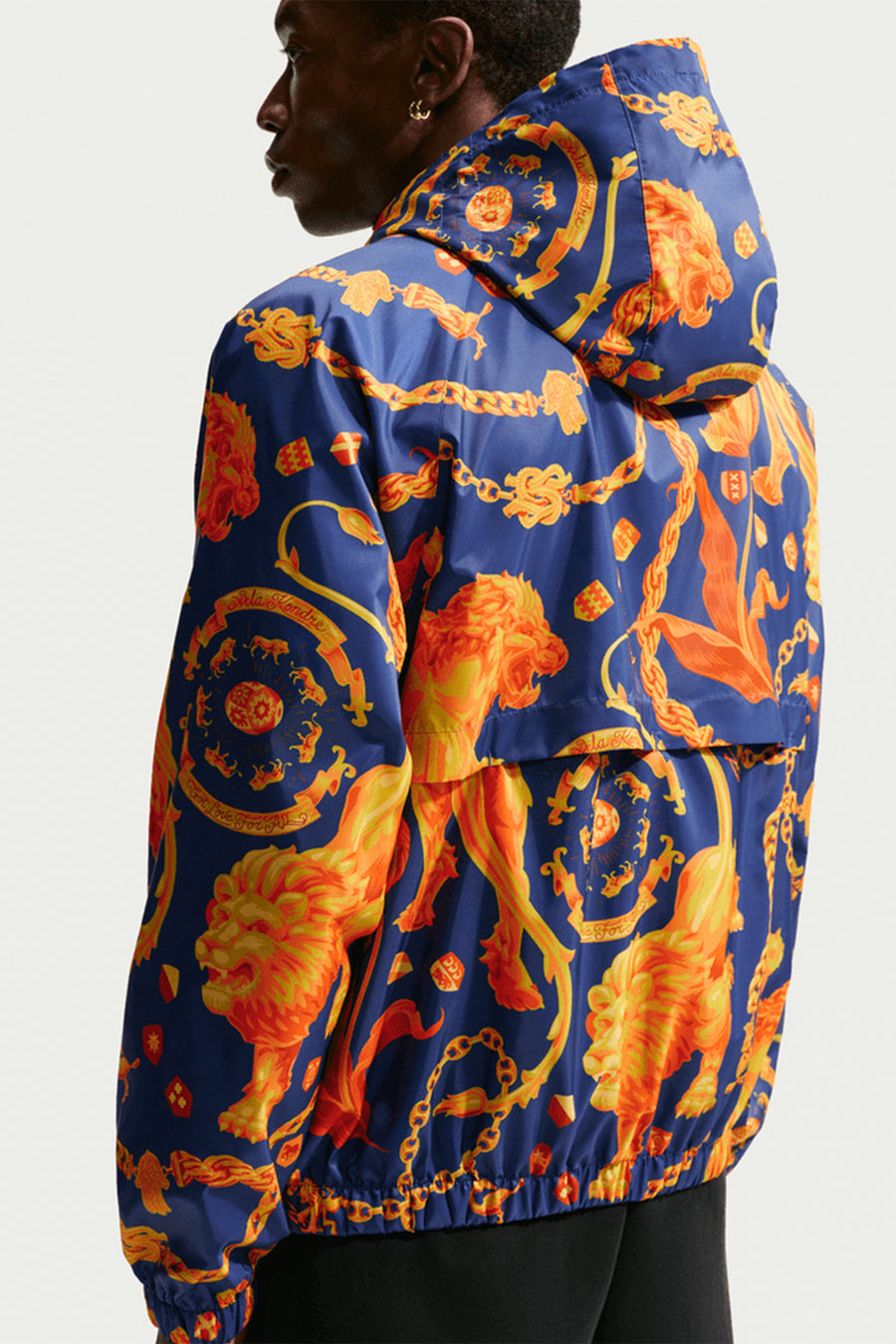 Patta x Netherlands Anthem Jacket in Deep Royal Blue/White