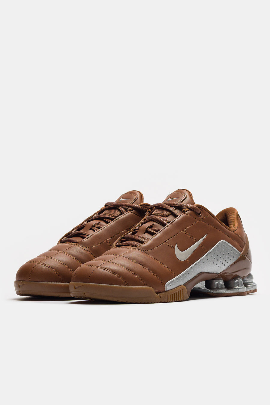 Total 90 Shox Magia Sneaker in Pecan/Metallic Silver/Rustic