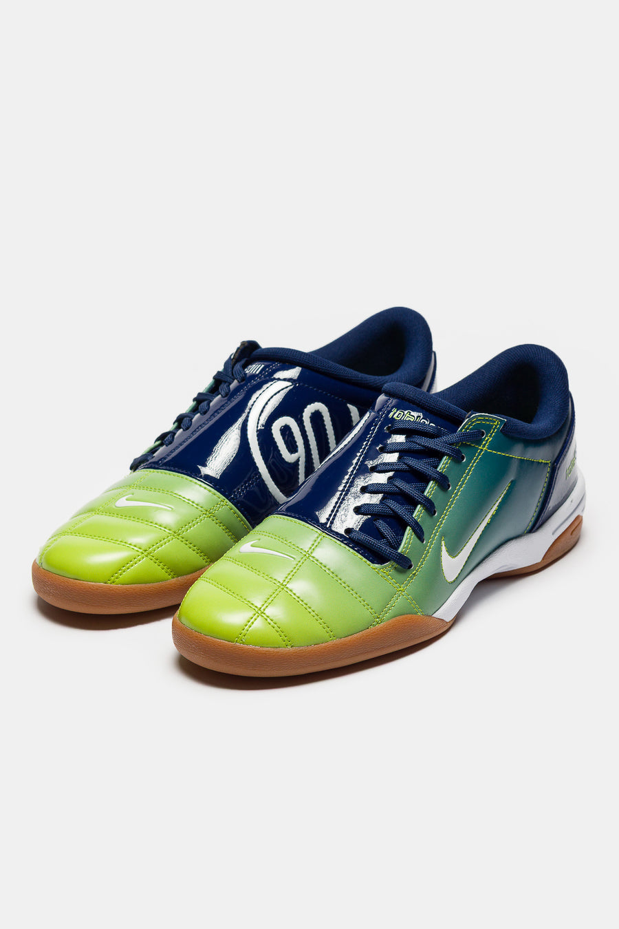 Total 90 Sneaker in Blue Void/White/Atomic Green