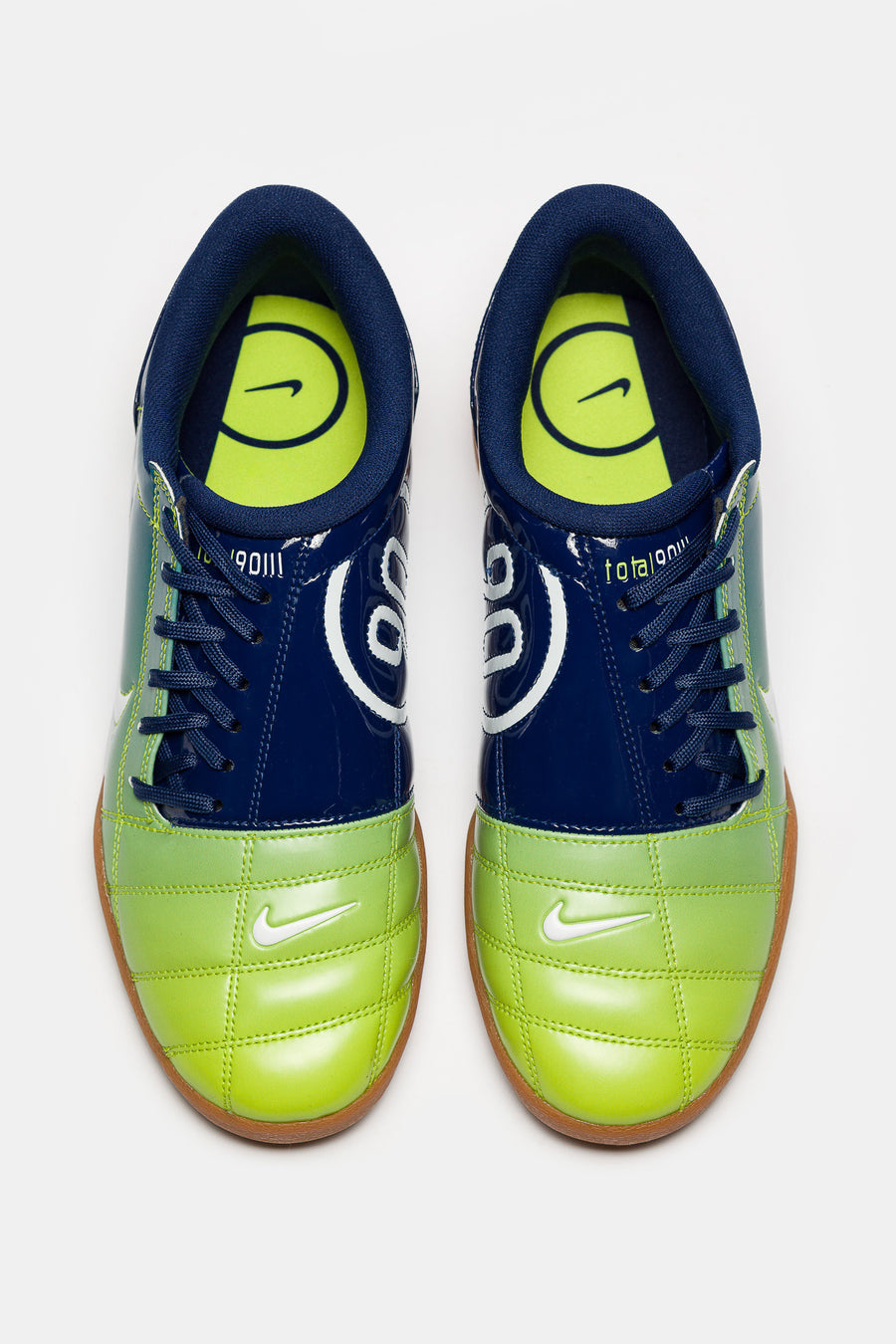 Total 90 Sneaker in Blue Void/White/Atomic Green
