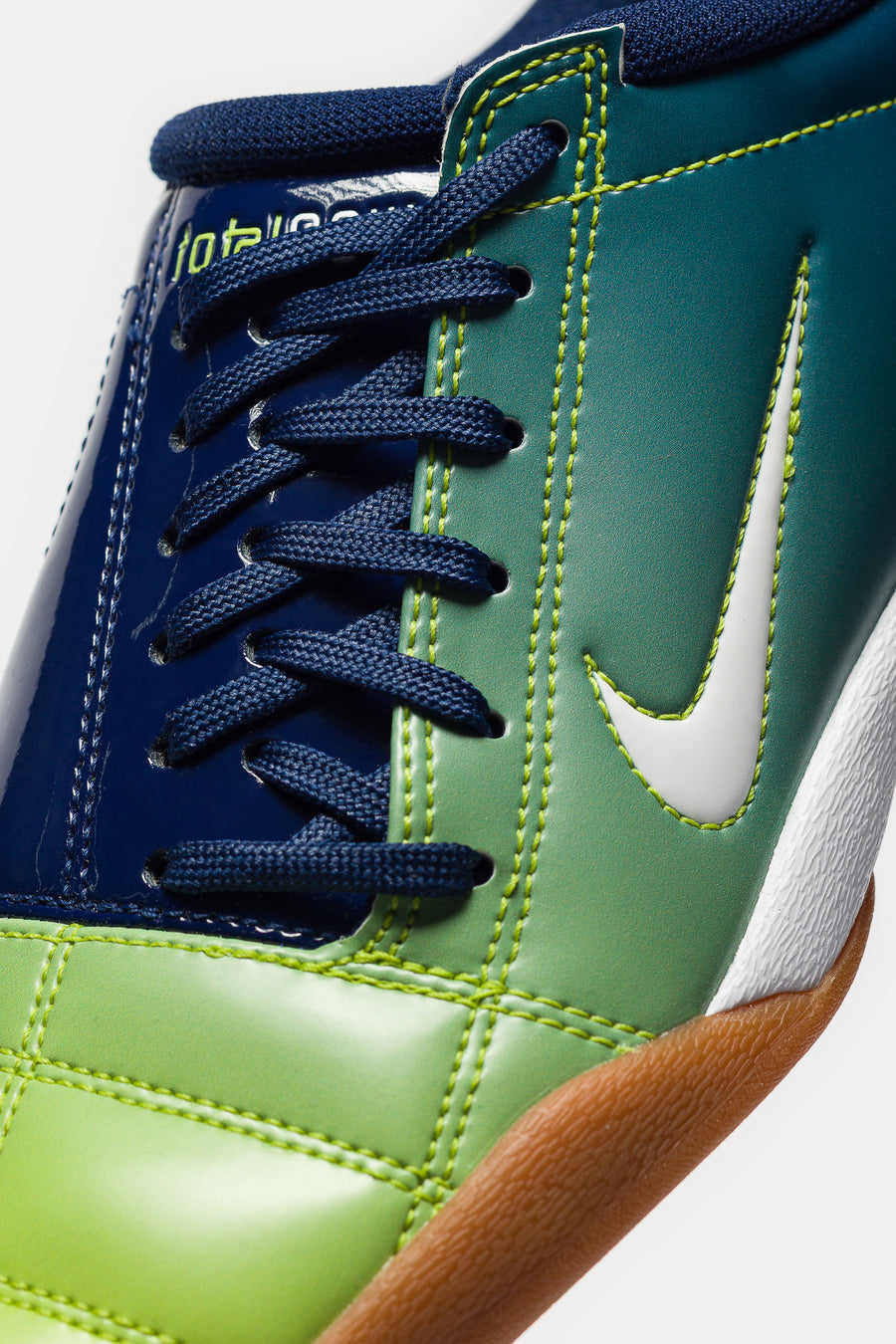 Total 90 Sneaker in Blue Void/White/Atomic Green