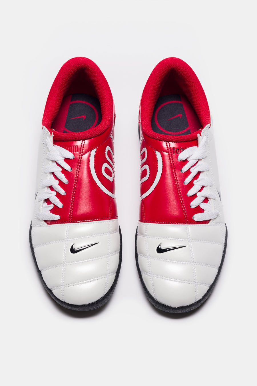 Nike Total 90 Sneaker in White/Black/Gym Red - Notre