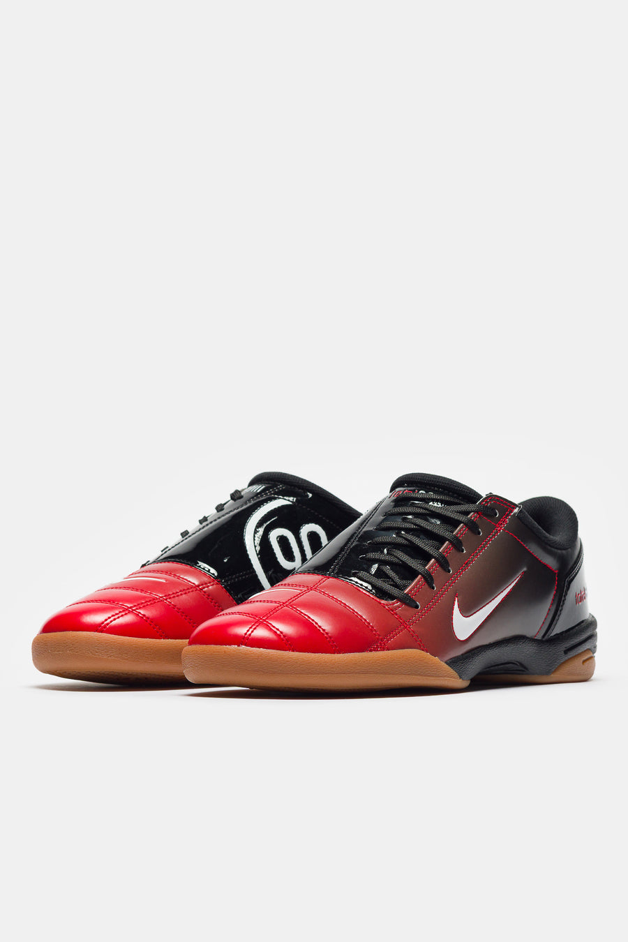 Nike Total 90 Sneaker in Black/White/University Red/Gum - Notre