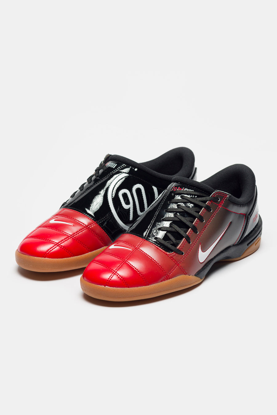 Nike Total 90 Sneaker in Black/White/University Red/Gum - Notre