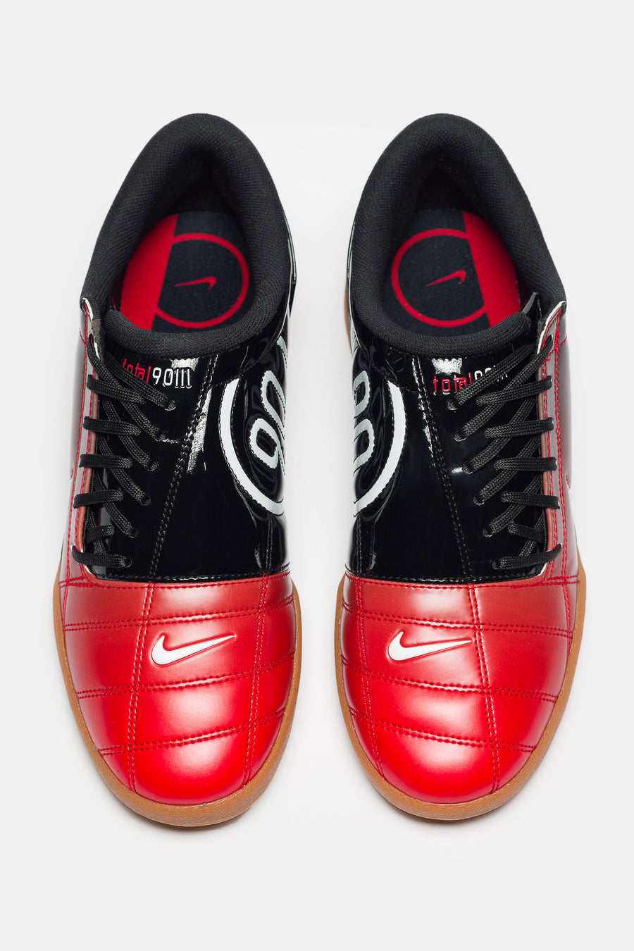 Nike Total 90 Sneaker in Black/White/University Red/Gum - Notre