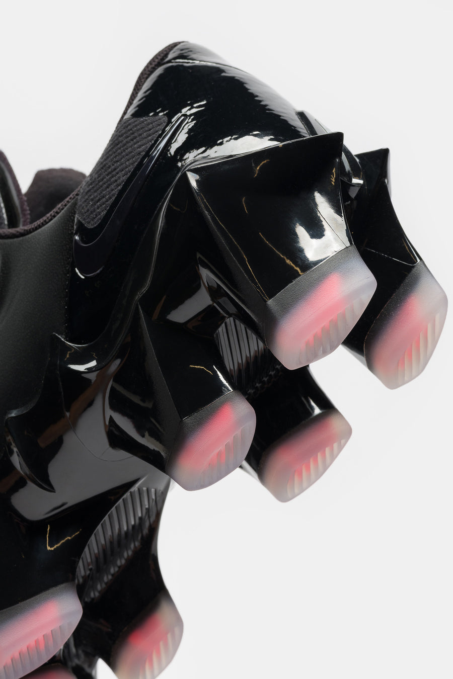 First Sight Mirage Sneaker in Black/Black/Flash Crimson