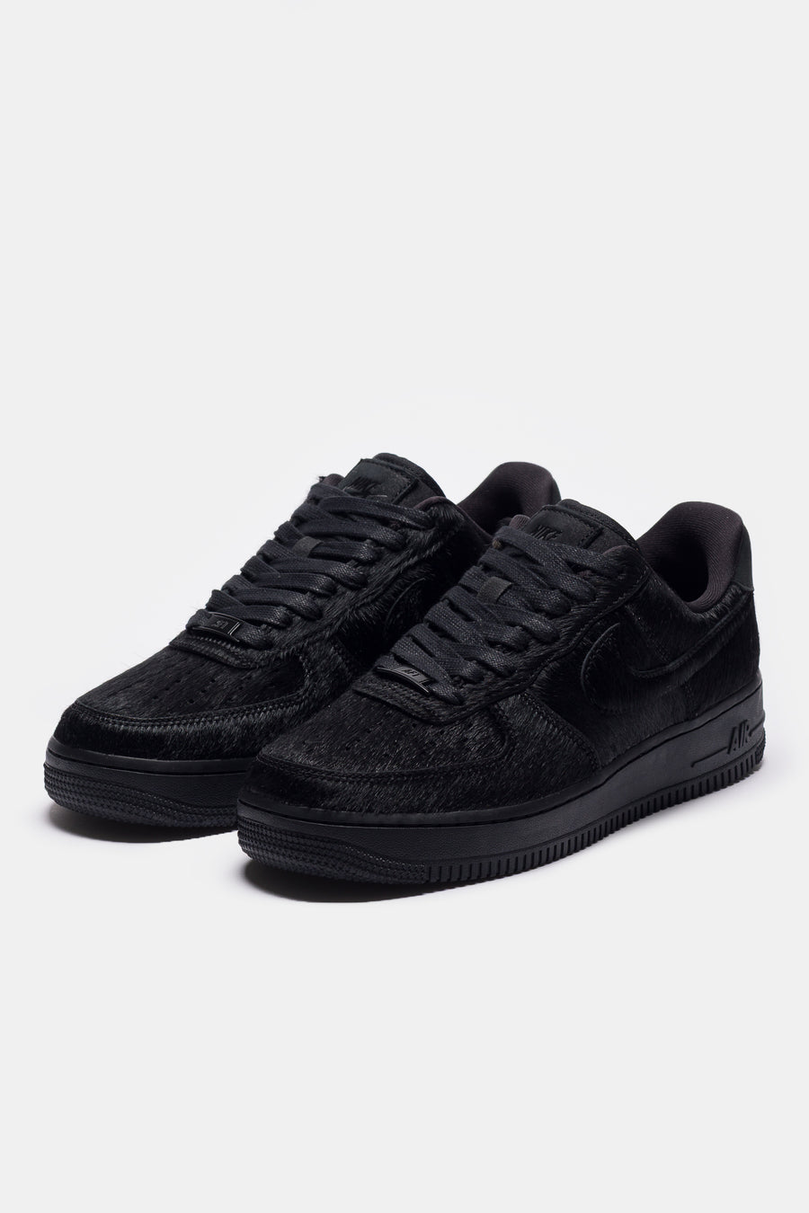 靴 Nike womens air force 1 black Nike Air Force 1 Low Top Triple Black Shoes Size 7 Youth
