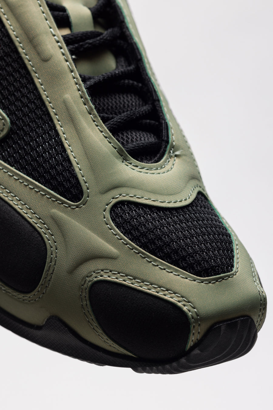 Nike Air Max Muse Sneaker in Black/University Red/Oil Green - Notre