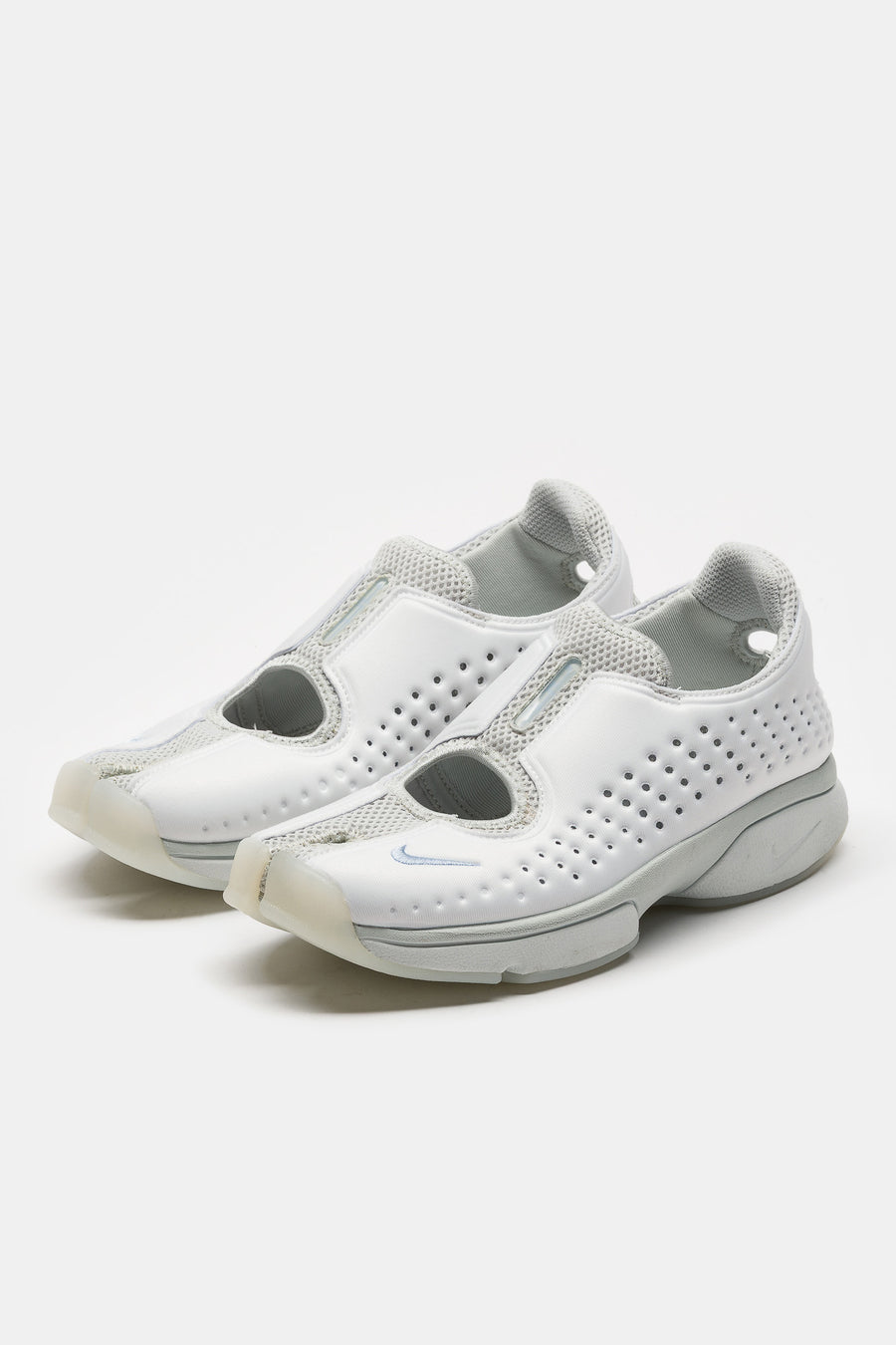 Air Rift 2 Sneaker in Summit White/Ice Blue/Swan/Light Silver