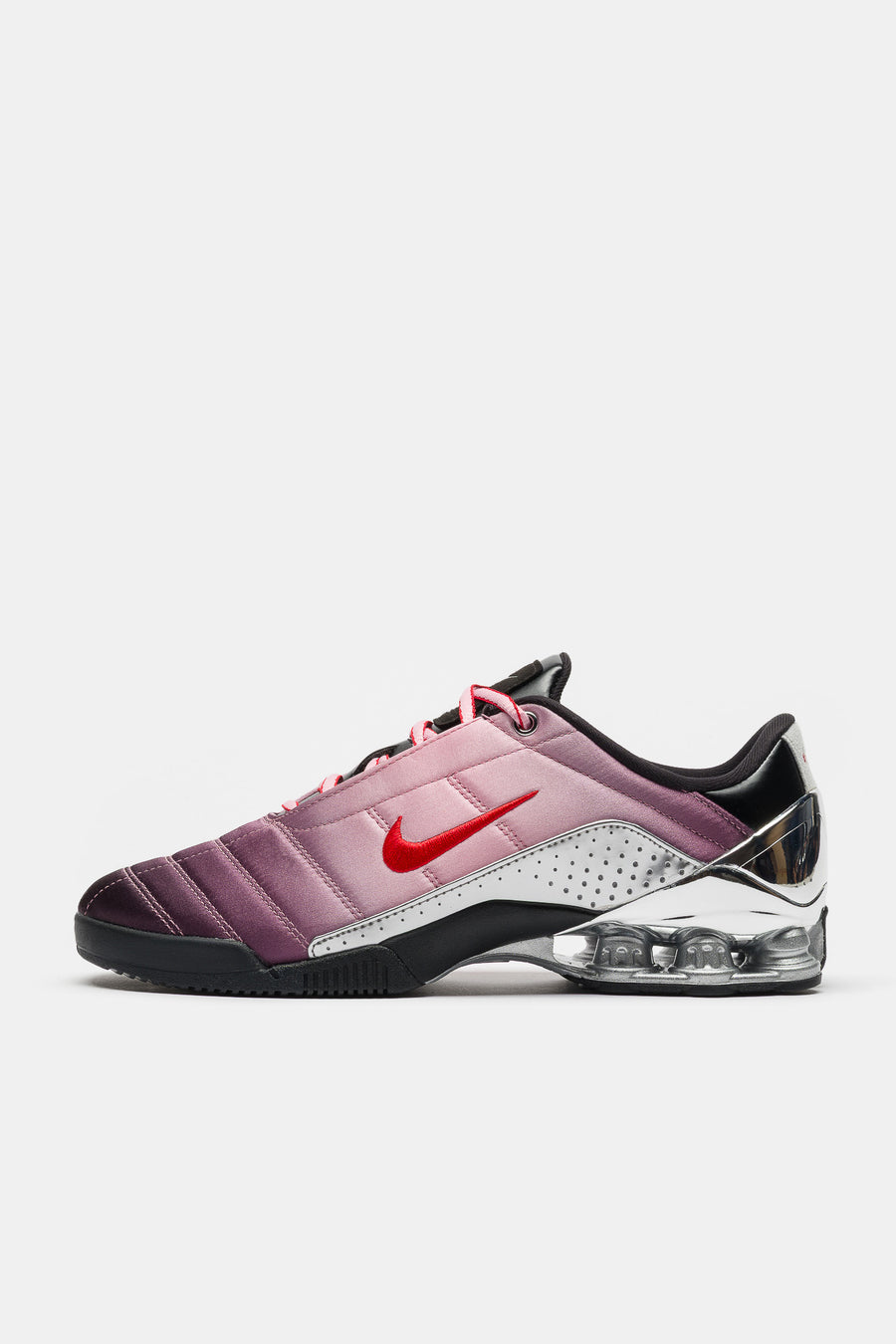 Forget-me-nots Total 90 Shox Magia Sneaker in Shy Pink/University Red/Black