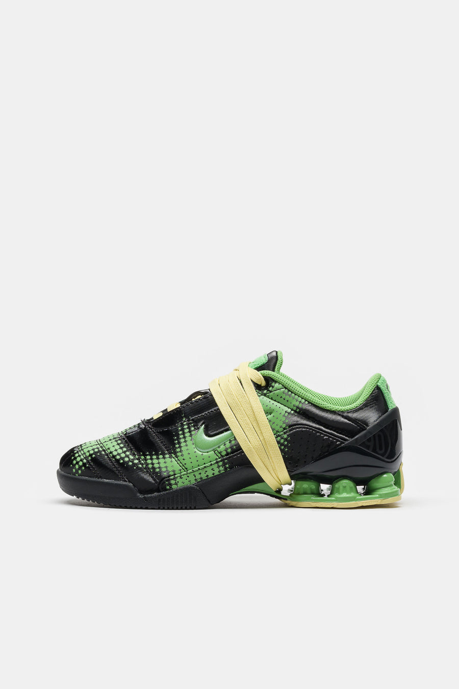 Total90 Shox Magia Sneaker in Black/Spinach Green/Yellow Diamond